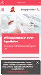 Mobile Screenshot of berg-apotheke-tecklenburg.de